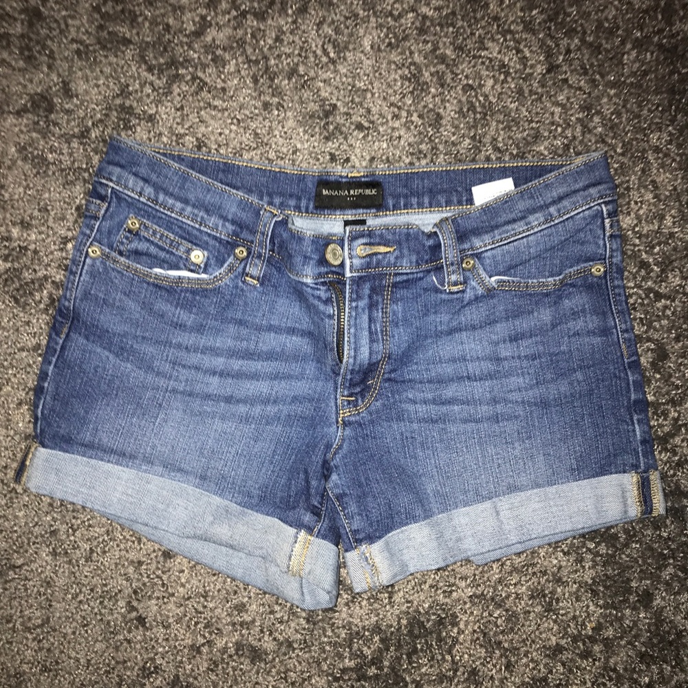 Denim shorts